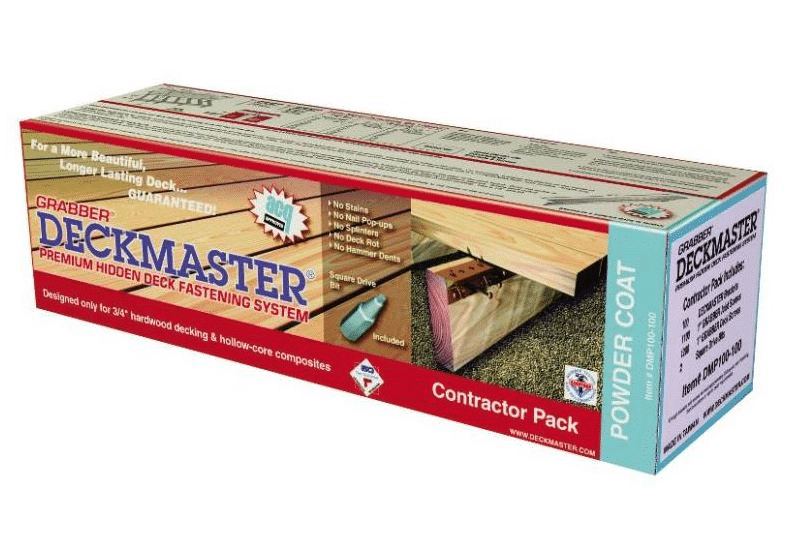 DeckMaster under-mount deck fastening system