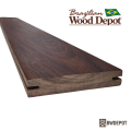 Ipe 5/4×6 decking board cross-section labeled 1 inch thick by 5.5 inches wide.