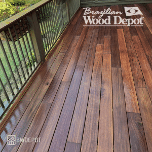 Installed Ipe 5/4×6 Decking with Grooved One Side – Finished Hardwood Deck