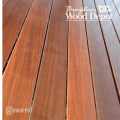 Oiled Ipe 5/4×4 decking boards showing deep brown color and smooth grain typical of premium ipe hardwood decking.