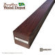 Ipe 4×4 post showing rich brown grain and smooth milled surfaces, ideal for premium Ipe hardwood decking structures.