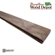 Brown Balau 1×4 tongue and groove porch board with smooth face and full 3.5 inch net coverage