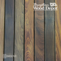 Close-up of ipe deck tiles 24x48 showing natural grain and color variation