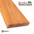 Garapa Decking Grooved 5/4x6 Brazilian hardwood board for hidden fasteners