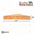 Garapa 1x6 decking board dimensions 3/4 inch by 5-1/2 inches