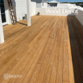Garapa 1x6 decking installed on rooftop deck