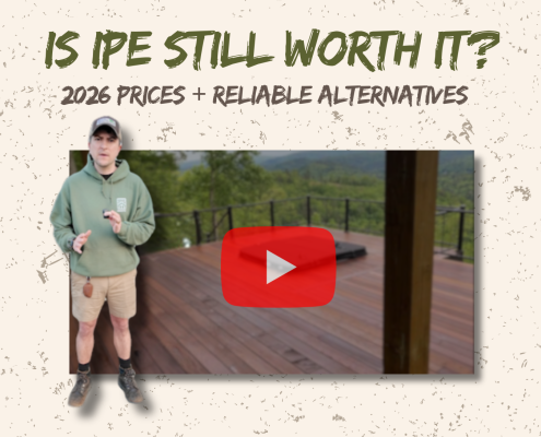 Ipe decking in 2026 showing price changes and alternatives on a hardwood deck