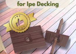 Best Hidden Fasteners for Ipe Decking Clip Comparison
