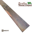 Ipe Wood 1x6 Fence Grade board with natural grain variation and rustic hardwood character