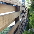 Modern horizontal Ipe fencing using Fence Grade Ipe hardwood boards