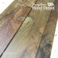 Fence Grade Ipe boards showing natural grain variation and rustic hardwood character