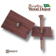 BWD Hidden Deck Clip with coated screw for grooved Ipe decking and Brazilian hardwood hidden fastener installation.