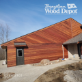 Completed home featuring Tigerwood RainScreen Siding on exterior walls and gable