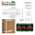 Cumaru RainScreen Siding installation details showing rain-screen wall assembly and aluminum trim options