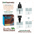 Pro Plug concealed face fastening system recommended with BWD Hidden Deck Clips for Ipe decking.